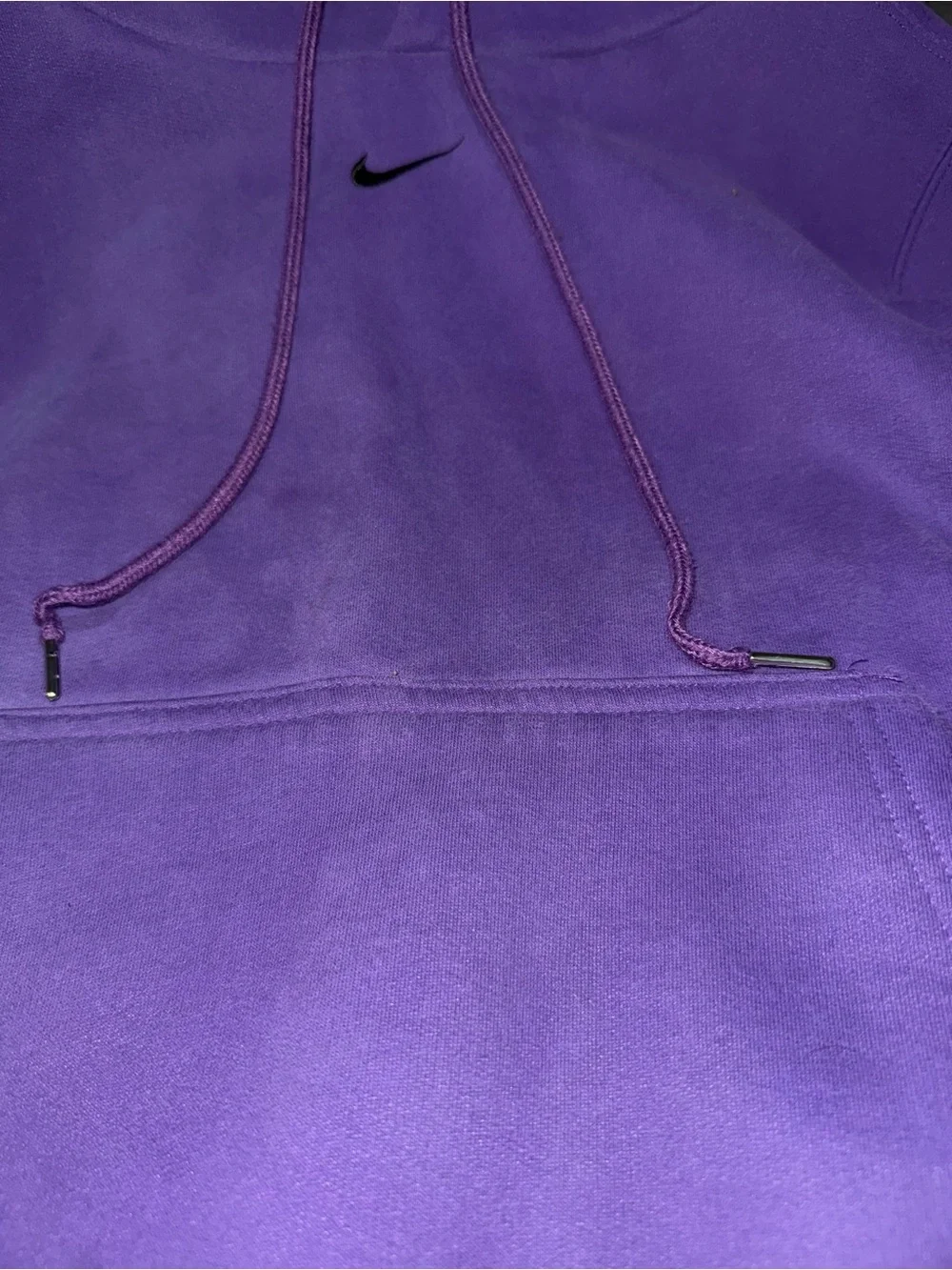 Nike Purple Pullover Hoodie with Kangaroo Pocket
